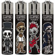 4T. Clipper «SKULL PARADE» Exp. 48 encendedores