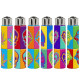 4T. Clipper «NEO POP» Exp. 30 encendedores con funda