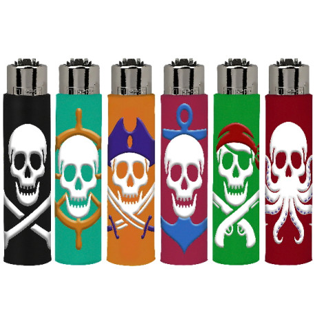 4T. Clipper «BUCANEERS» Exp. 30 encendedores con funda
