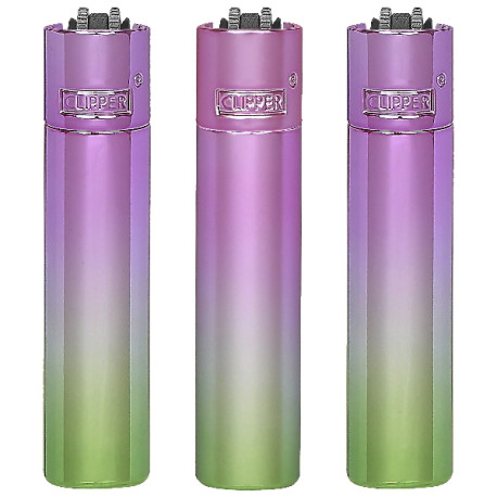 4T. Clipper «WATERMELON DELIGHT» Exp. 12 encendedores con estuche de metal