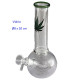 5T. 20 cm. Bong de cristal