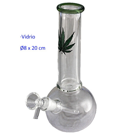 5T. 20 cm. Bong de cristal