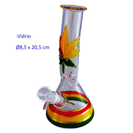5T. 20,5 cm. Bong de cristal