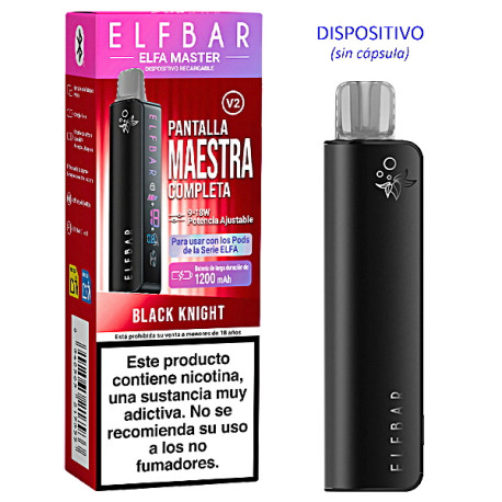9T. Black Knight «Elfbar ELFA MASTER V2» Dispositivo sin cápsula