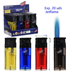 3T. Expositor con 20 encendedores jetflame giant «Prof»
