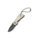 3T. 3,5 cm. navaja «Albainox» mango acrílico blanco