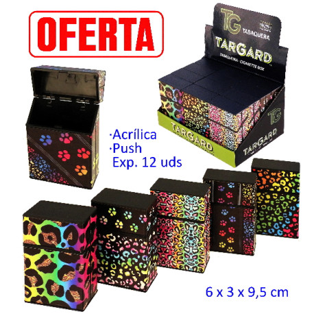 1T. Expositor con 12 tabaqueras acrílicas «TG»