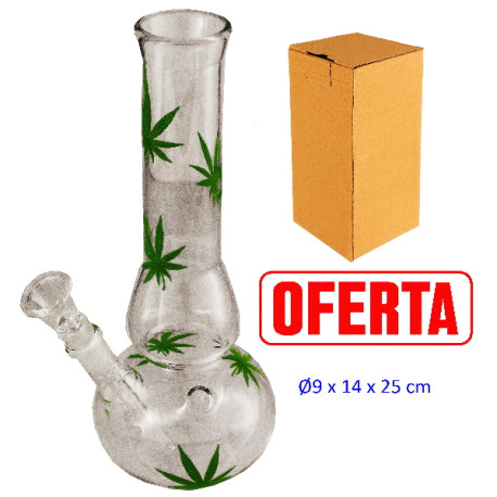 2T. 25 cm. Bong de cristal
