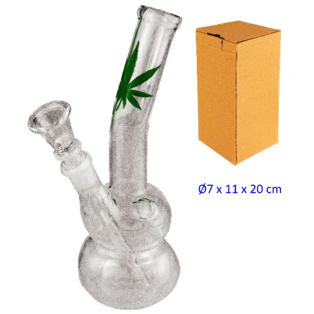2T. 20 cm. Bong de cristal