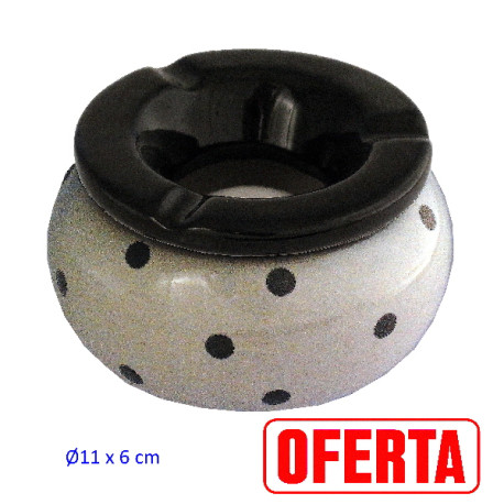 5T. Cenicero de mesa lunares