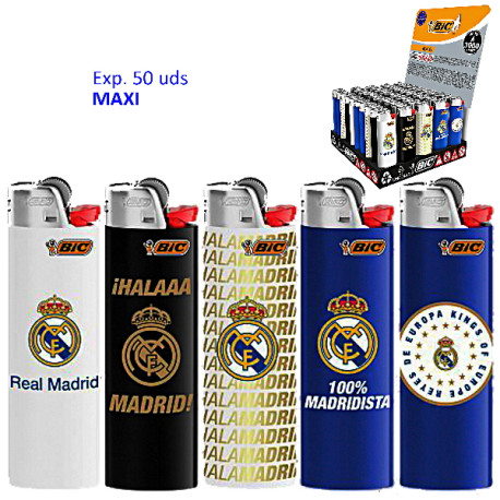 4T. Expositor con 50 encendedores «BIC» Maxi «RMA» Serie A
