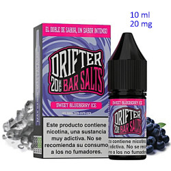 4T. 10ml 20 mg. Sweet Blueberry Ice Sales de nicotina «Drifter Bar Salts»