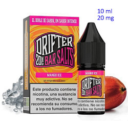 4T. 10ml 20 mg. Mango Ice Sales de nicotina «Drifter Bar Salts»