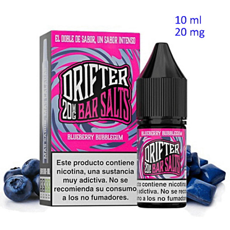 4T. 10ml 20 mg. Blueberry Bubblegum Ice Sales de nicotina «Drifter Bar Salts»
