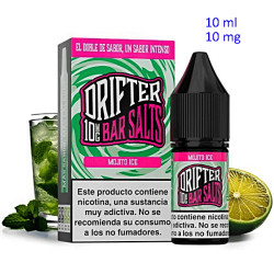 4T. 10ml 10 mg. Mojito Ice Sales de nicotina «Drifter Bar Salts»