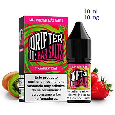 4T. 10ml 10 mg. Strawberry Kiwi Sales de nicotina «Drifter Bar Salts»