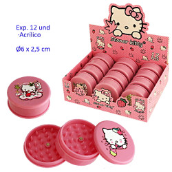 1T. Ø6 cm. Expositor con 12 grinders acrílicos