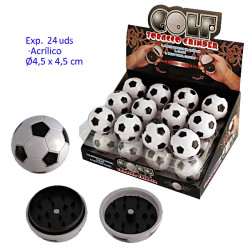 1T. Ø4,5 cm. Expositor con 24 grinders acrílicos