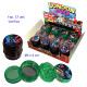1T. Ø4 cm. Expositor con 12 grinders acrílicos
