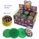 1T. Ø6 cm. Expositor con 18 grinders acrílicos
