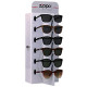 3T. Expositor con 9 gafas del sol «Zippo» UV400 para 6 gafas de sol