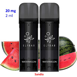 9T. Watermelon 20 mg. 2 pods recarga  «Elfbar ELFA PRO V2»