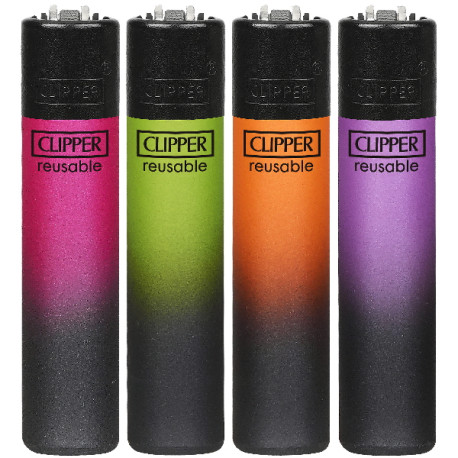 4T. Clipper «METALLIC GRADIENT 10» Exp. 48 encendedores