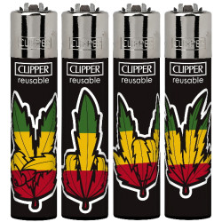 4T. Clipper «GREEN HANDS» Exp. 48 encendedores