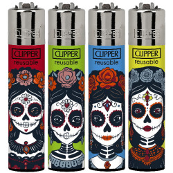 4T. Clipper «CATRINAS» Exp. 48 encendedores