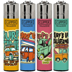 4T. Clipper «POP ART 2» Exp. 48 encendedores