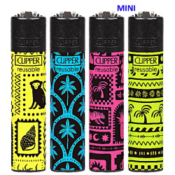 4T. Mini «Clipper» «FLOWING 2» Exp. 48 encendedores