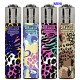 4T. Mini «Clipper» «ANIMAL TEXTURES» Exp. 48 encendedores