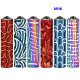 4T. Mini Clipper «GLOW PATTERN» Exp. 30 encendedores con funda metal