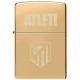 3T. Encendedor «Zippo» 254B Atlético de Madrid - Atleti Laser Brass