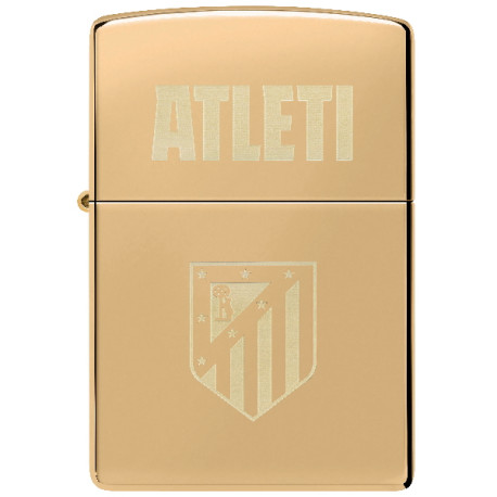 3T. Encendedor «Zippo» 254B Atlético de Madrid - Atleti Laser Brass