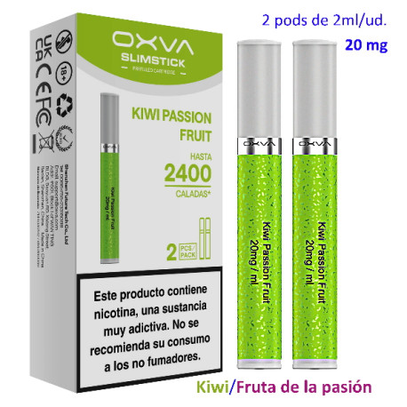 9T. Kiwi Passionfruit 20 mg. 2 pods recarga «OXVA SlimStick»