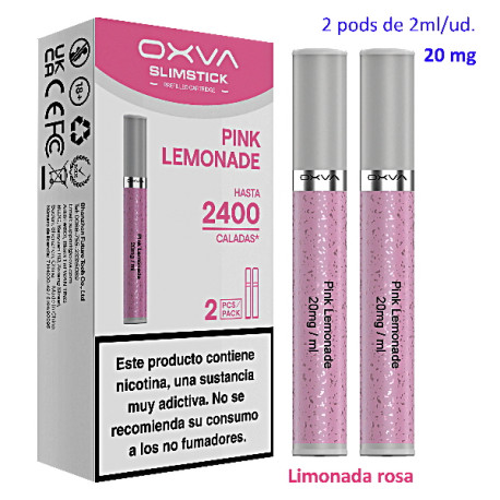 9T. Pink Lemonade 20 mg. 2 pods recarga «OXVA SlimStick»
