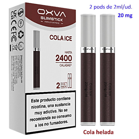 9T.Cola Ice 20 mg. 2 pods recarga «OXVA SlimStick»