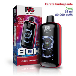 5T. Fizzy Cherry 0 mg. «IVG Galaxy 80K » Vaper desechable