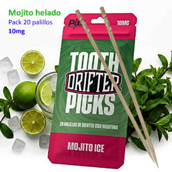 9T. Mojito Ice «Drifter» Palillos de dientes con nicotina Pack de 20