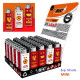 4T. Expositor con 50 encendedores «BIC» Mini «MOMENTUMS»