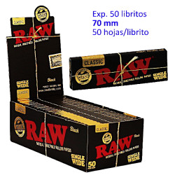 4T. «Raw» Black nº8 SW Expositor con 50 libritos con 50 hojas papel