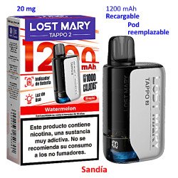 9T. Kit Watermelon 20 mg. «Lost Mary TAPPO 2» recargable