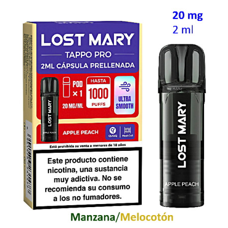 4T. Pod Apple Peach 20mg. «Lost Mary TAPPO PRO»