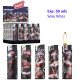 3T. Expositor con 50 encendedores piezo «Prof» sexy Xmas