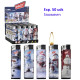 3T. Expositor con 50 encendedores piezo «Prof» Snowmen