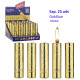 3T. Expositor con 25 encendedores piedra «Prof» metal Goldbar