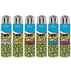 4T. Clipper «GRANADA ALHAMBRA» Exp. 30 encendedores con funda