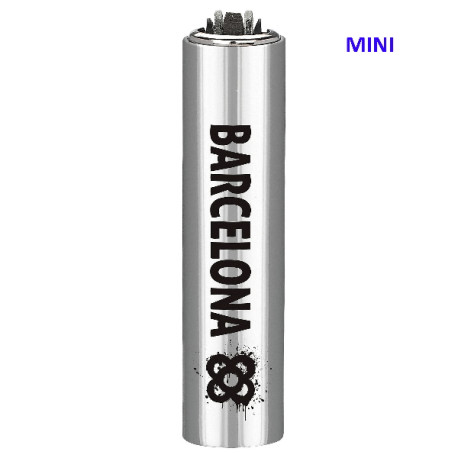 4T. Mini Clipper «BARCELONA 2025» Exp. 30 encendedores con funda metal