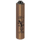 4T. Mini Clipper «IBIZA SARGANTANA ROSE GOLD» Exp. 30 encendedores con funda metal